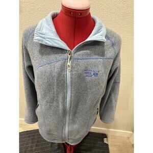 Mountain Hardwear Size M Womens Light Blue Full Zip Thermal Pro Basic Jacket